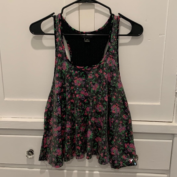 F21 unique sequin top - Picture 1 of 3